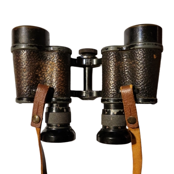 Vtg 1927 Carl Zeiss DF 6 x 24 Serial #777... German Pre War II Binoculars/Case - Picture 3 of 8